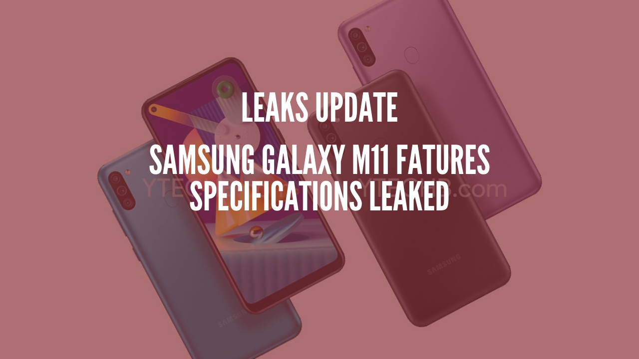 Photo of Samsung Galaxy M11 Features Specifications Leaked