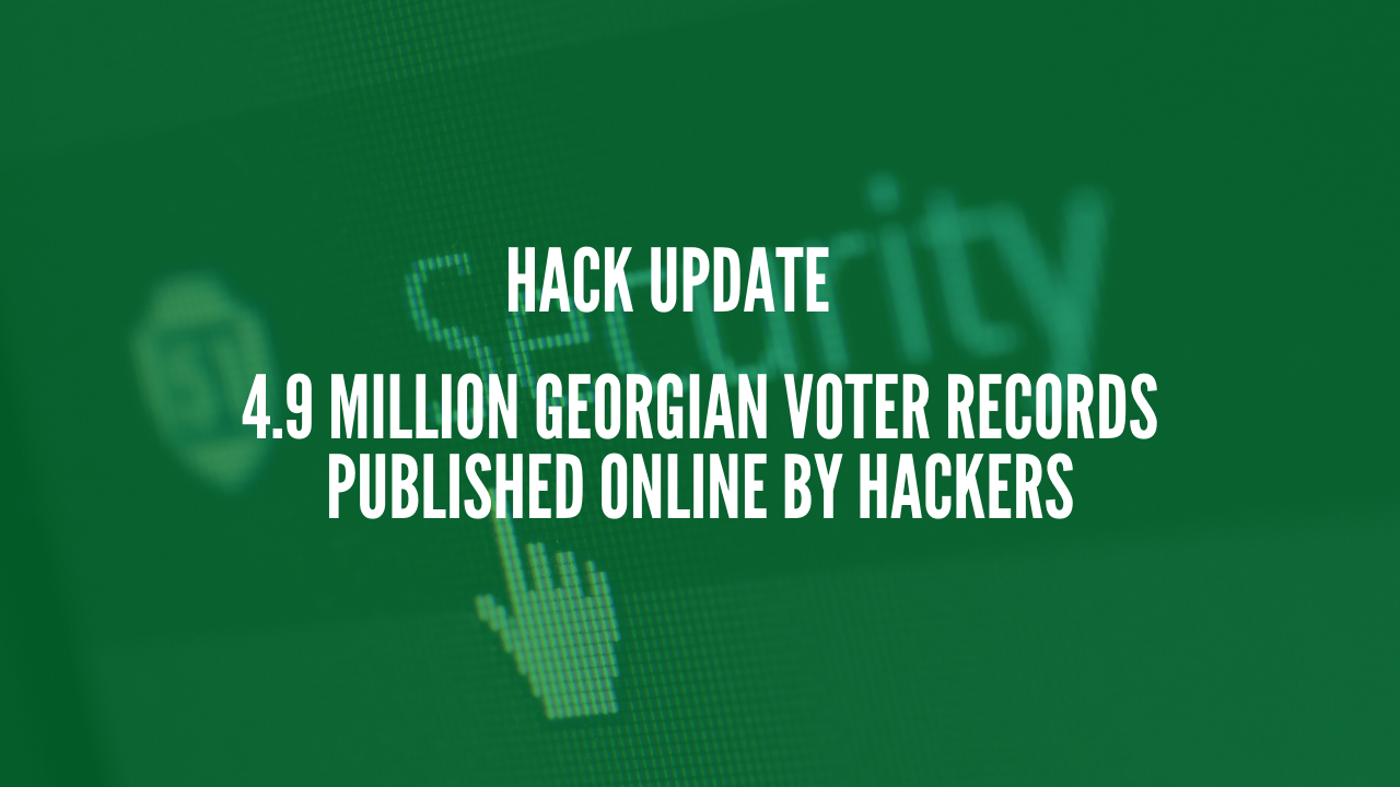 Photo of 4.9 Million Georgian Voter Records Published Online by Hackers