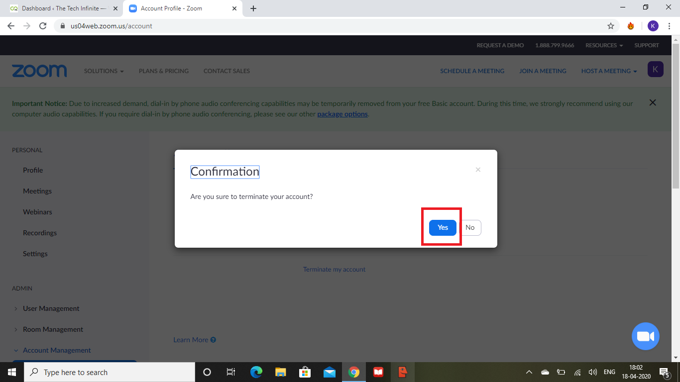 How To Delete Your Zoom Account?