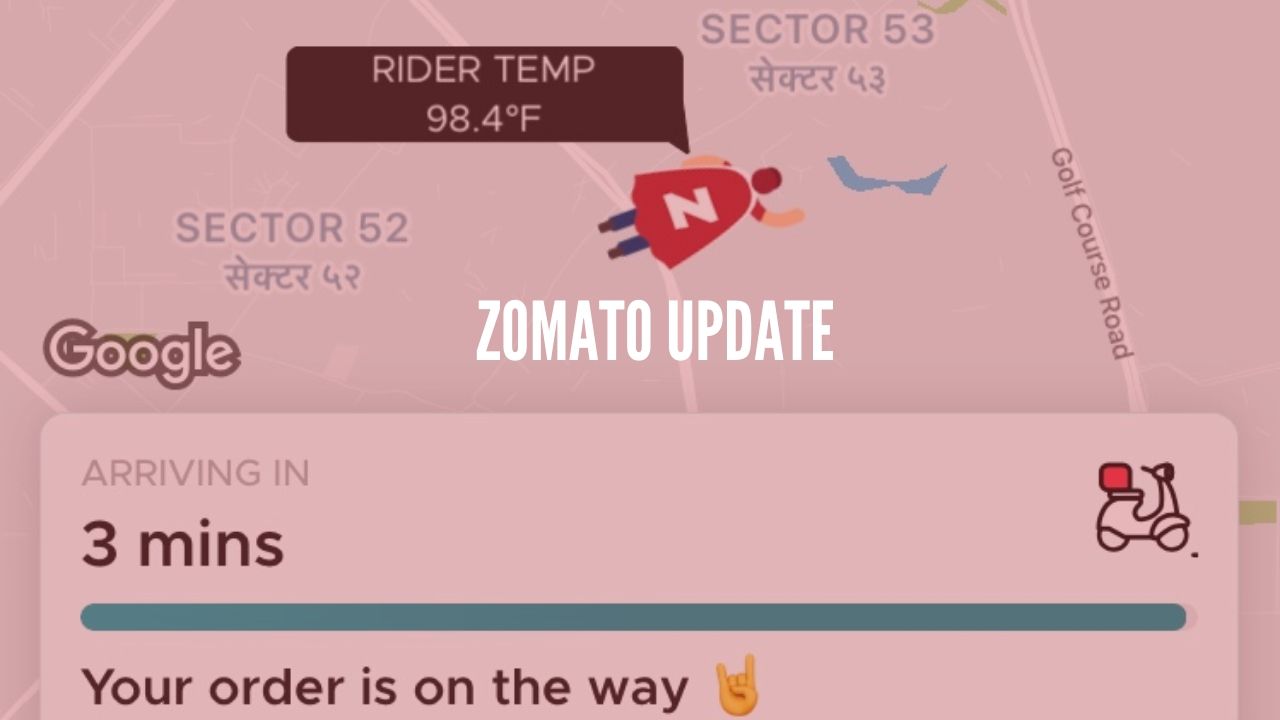 Photo of Zomato with a new feature – Body temperature tracking of it’s delivery agents