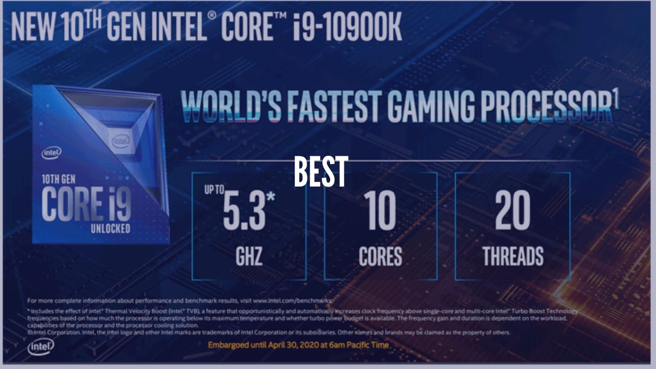 Photo of Intel announces Core i9-10900K: The world fastest gaming processor