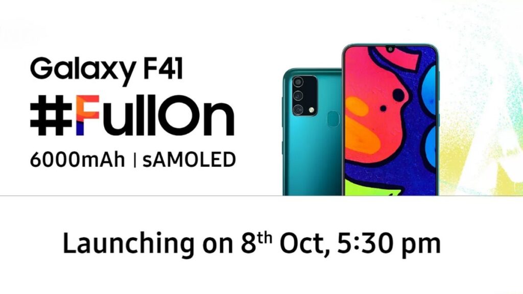 galaxy f41 f series flipkart