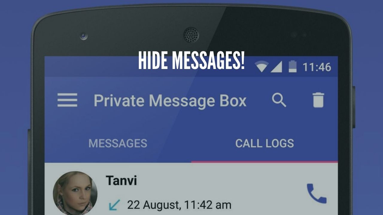 Hide messages on android